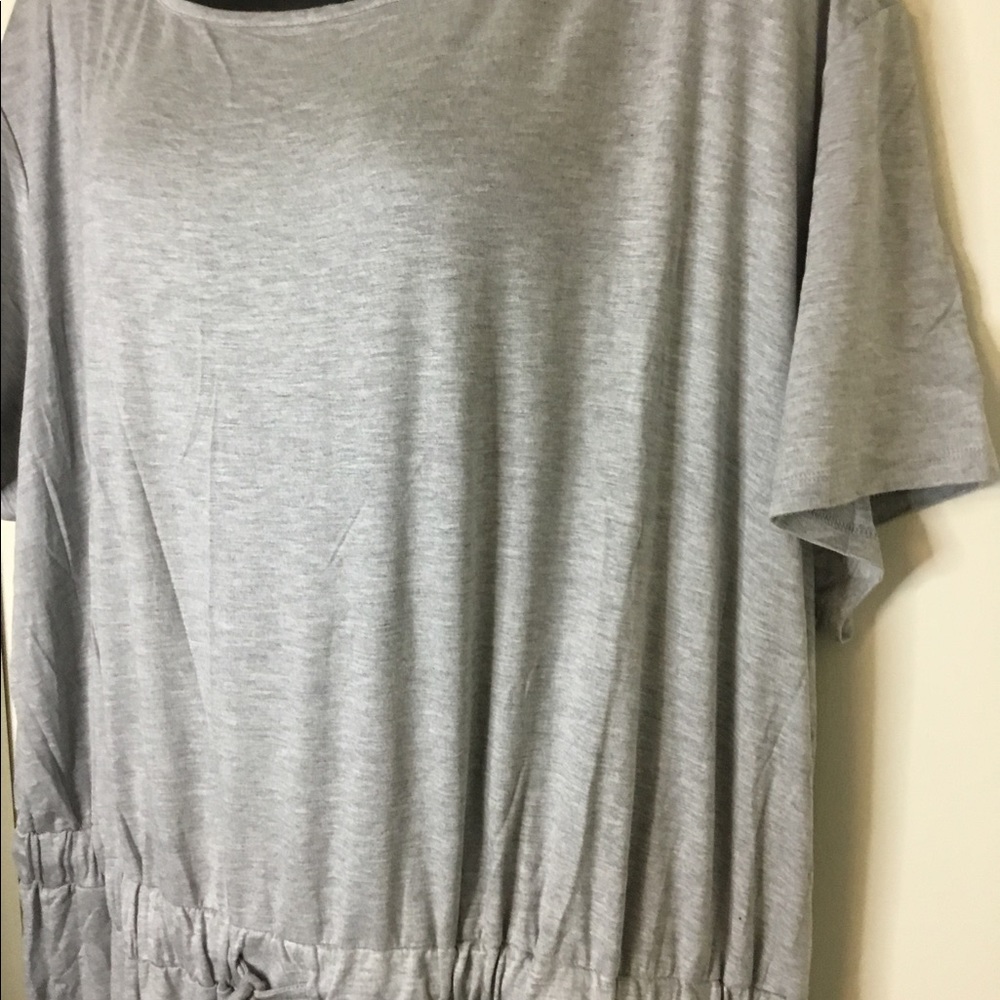 Ashley Stewart Heather Grey Maxi Dress Size 34/36